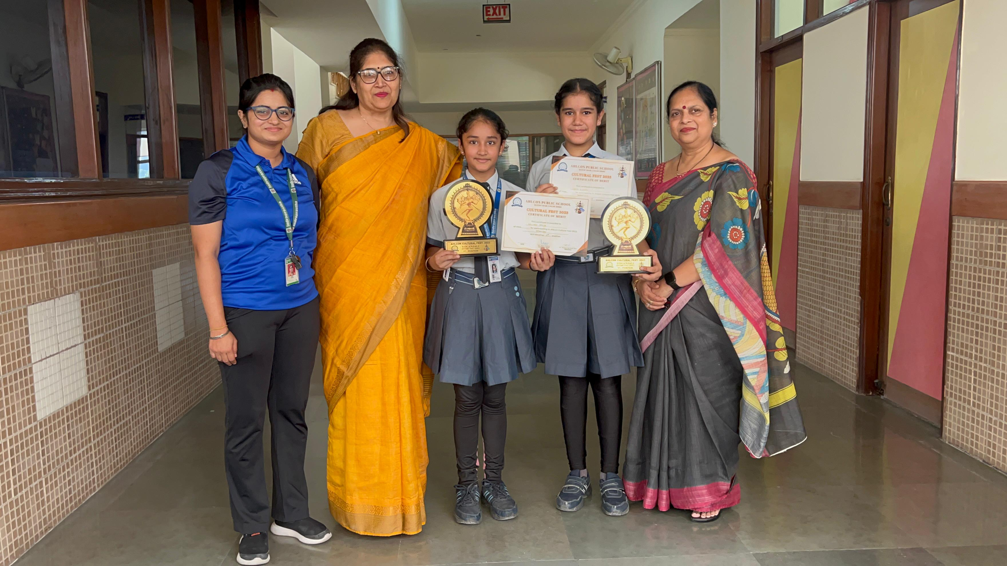 Aaliyah and Dhriti ? student awardees